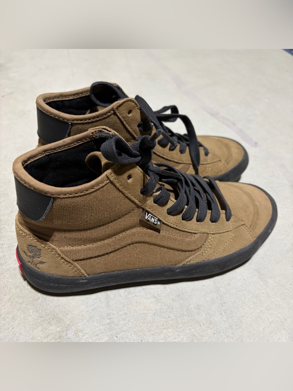 Vans Skate The Lizzie Dirt & Black Skate Shoes